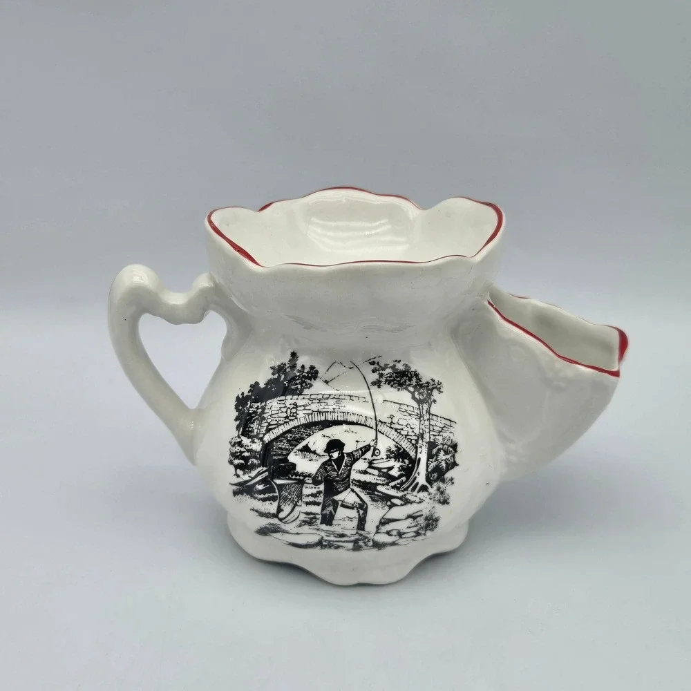 Old Foley James Kent Shaving Scuttle Mug Fly Fishing Father's Day Gift